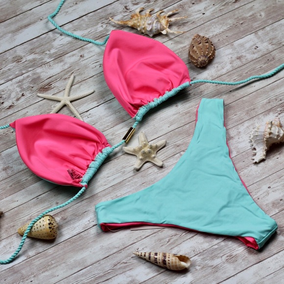 Double face bikini set - top & bottom - 2 piece - Picture 5 of 16